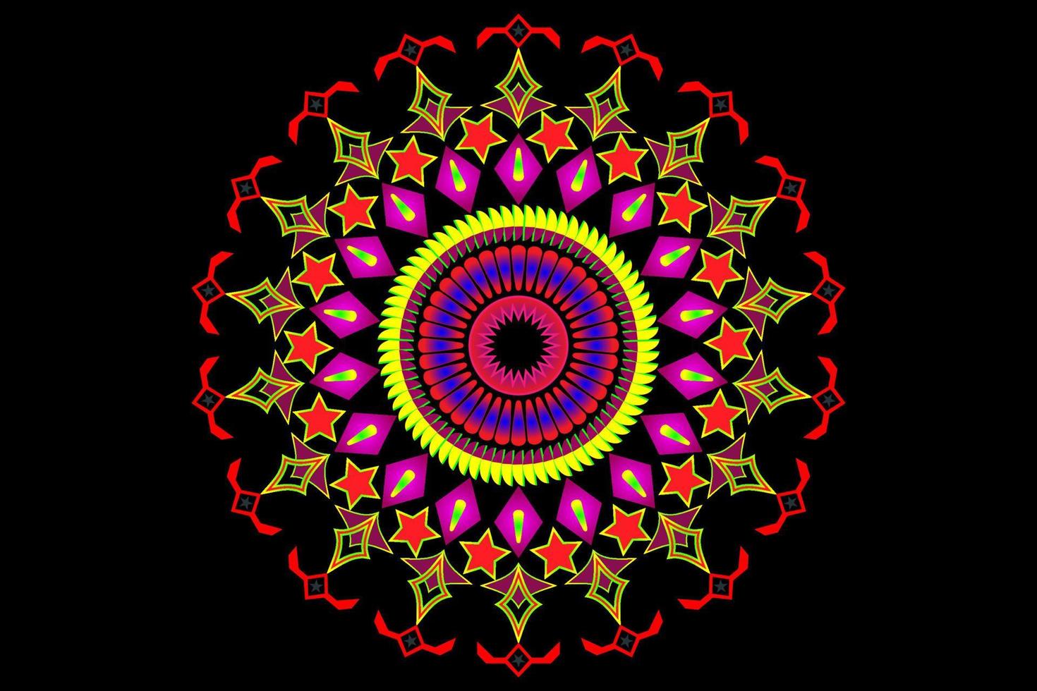 mandala mosaico ornamento gráfico diseño vector