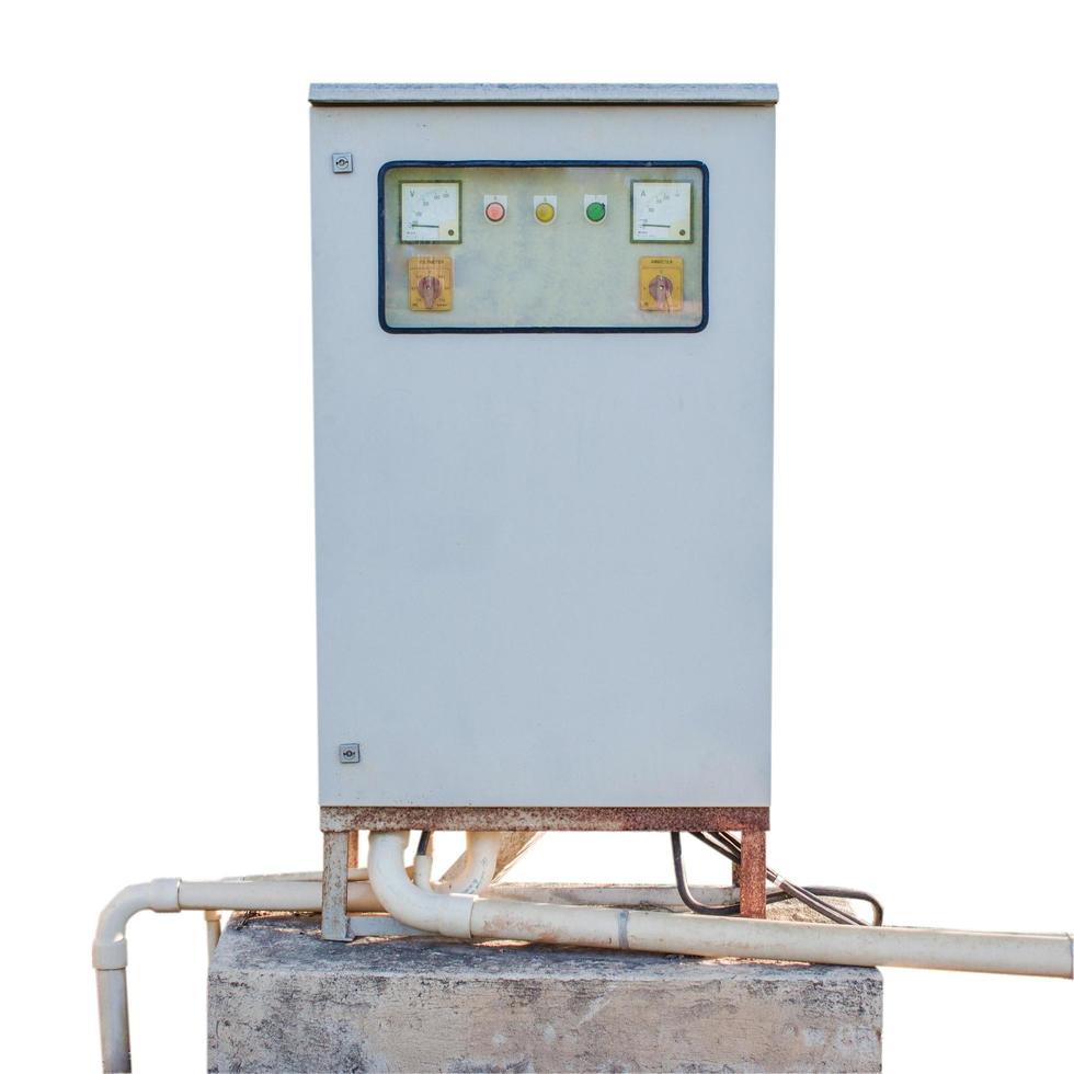 Power control on isolated white background 19883221 Stock Photo