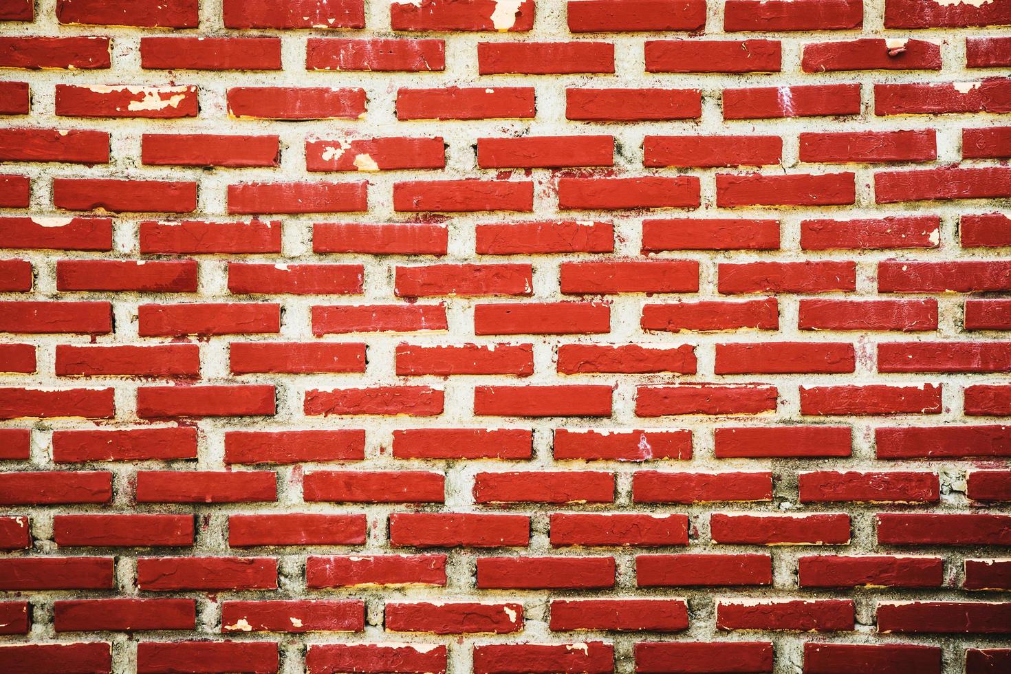 red brick wall background and texture photo