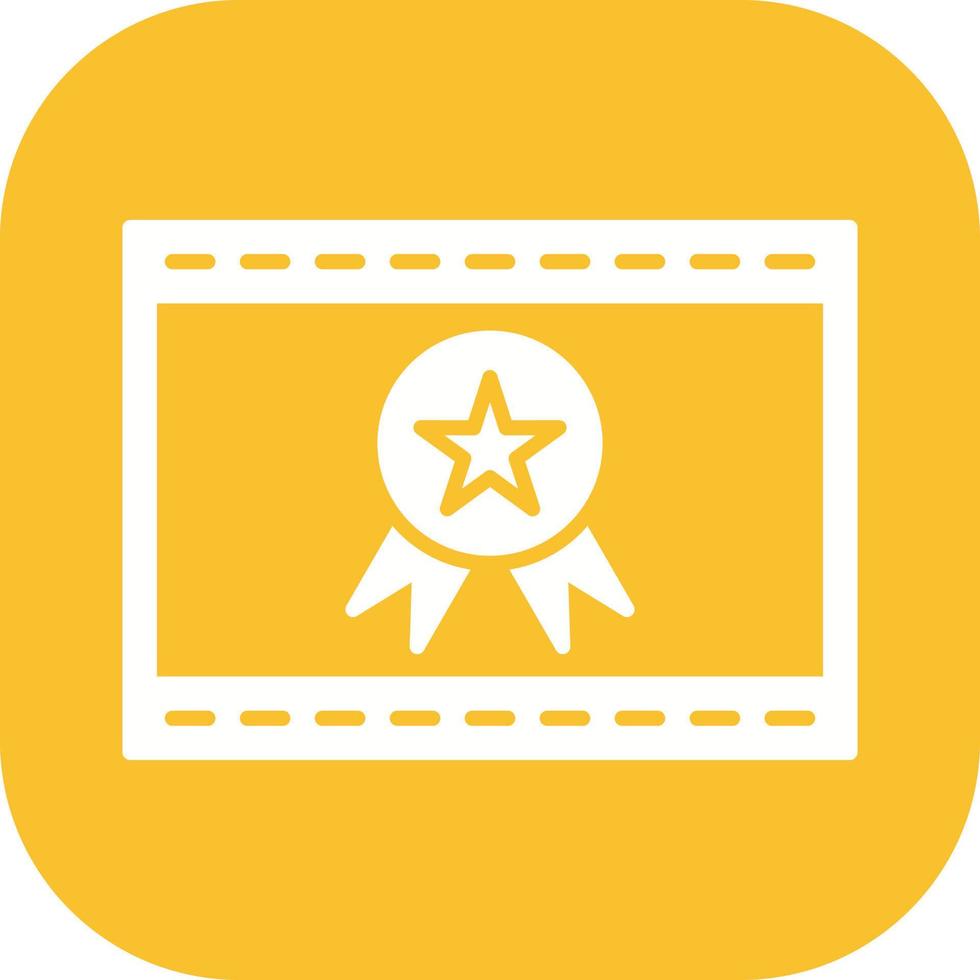 Unique Web Award Vector Icon