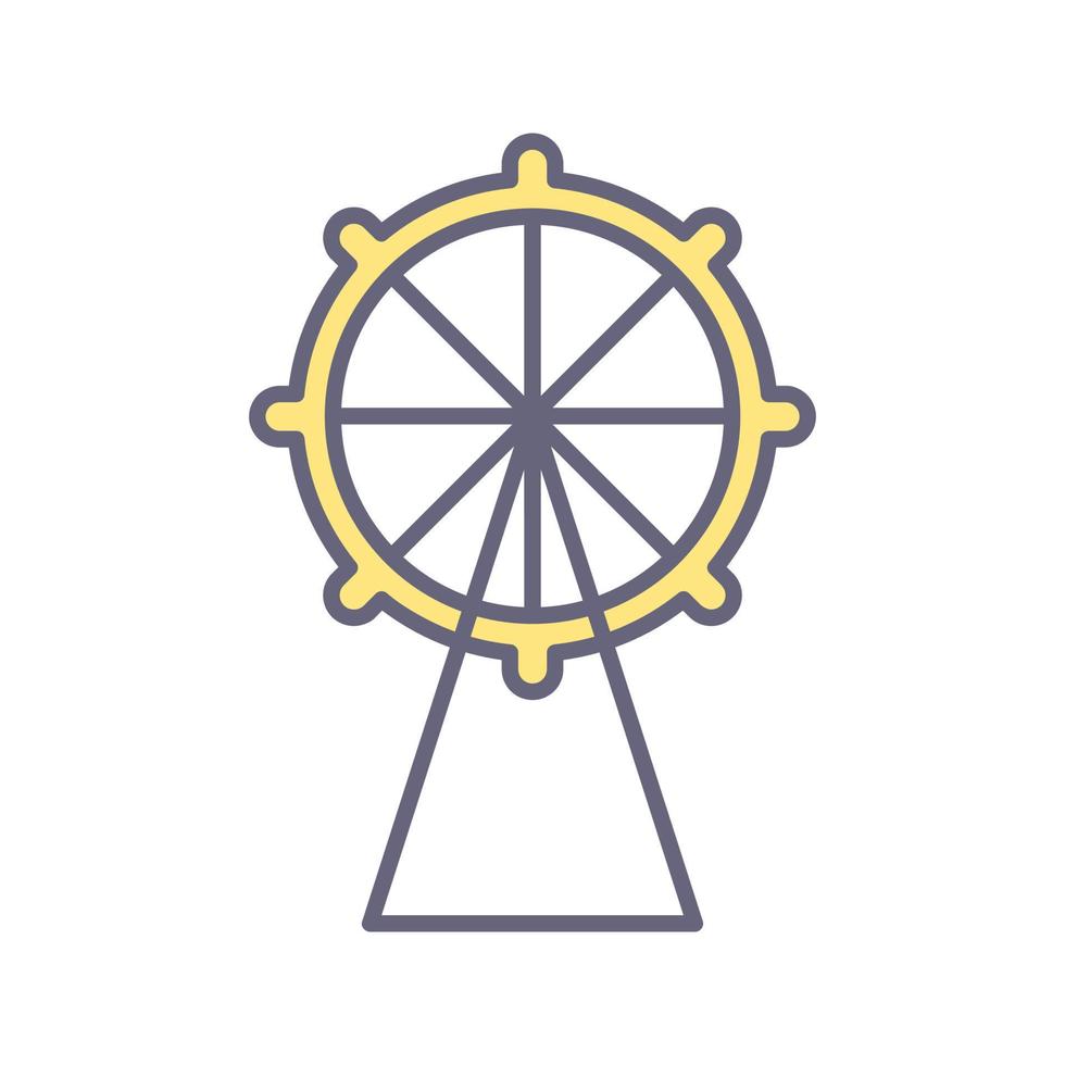 Ferris Wheel Vector Icon