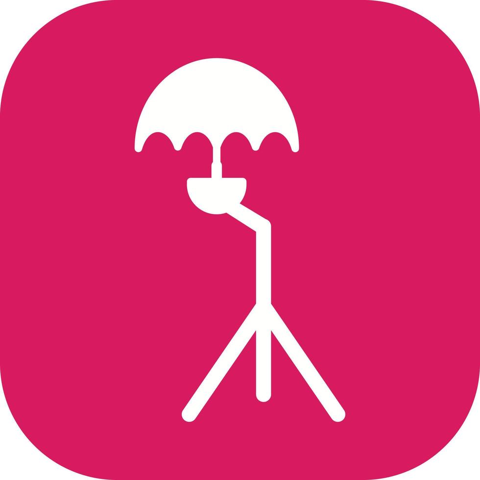 Unique Umbrella Stand Vector Icon