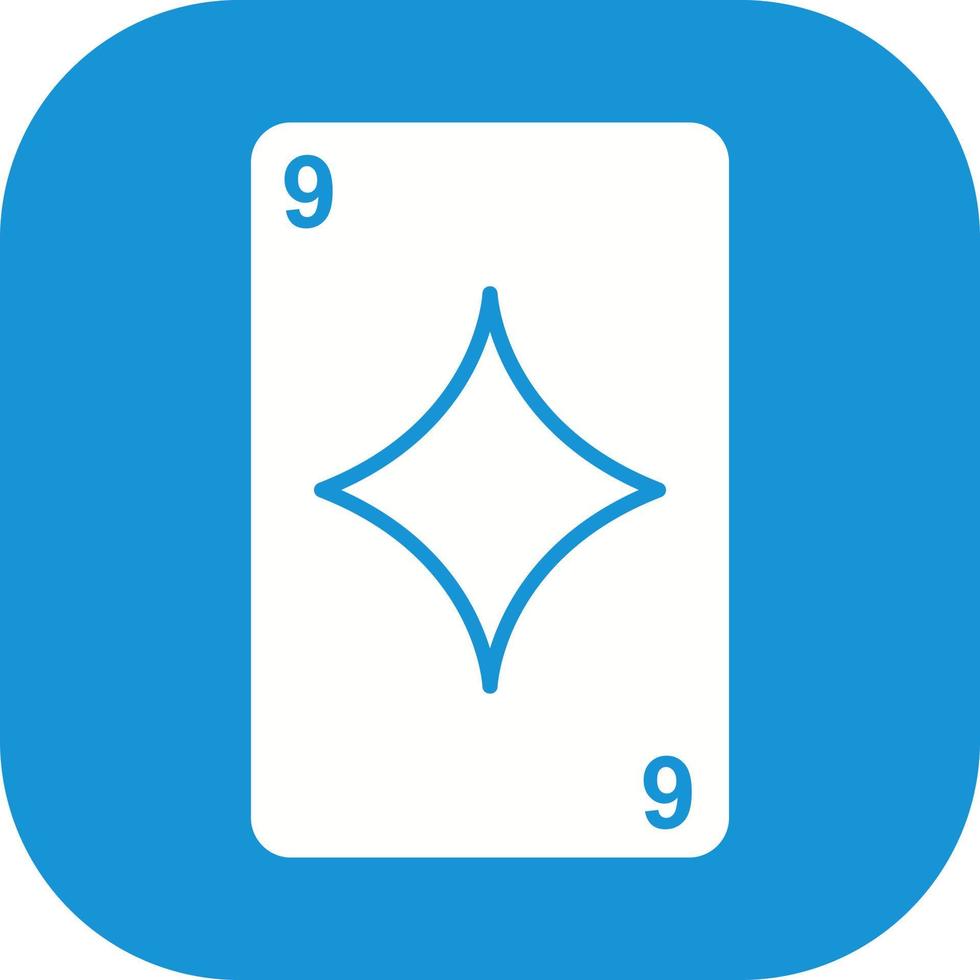 Diamonds Card Vector Icon