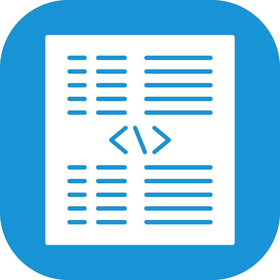 Piece of Code Vector Icon