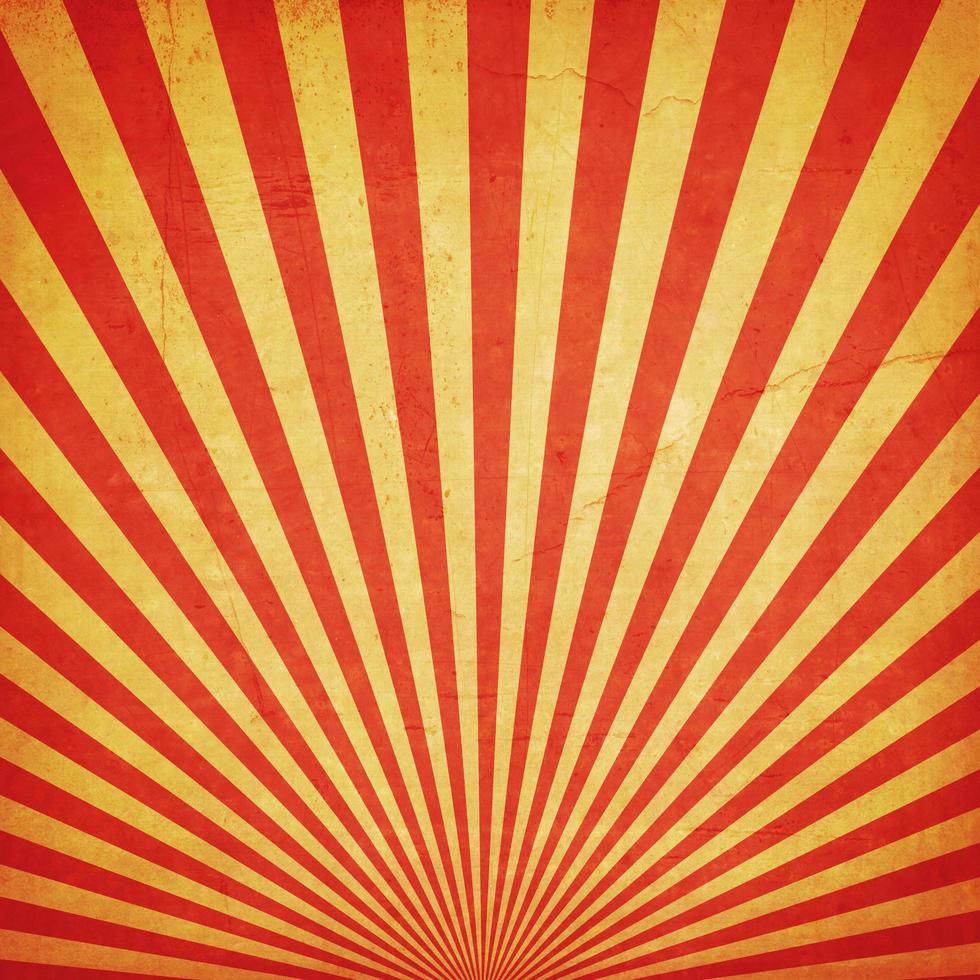 sunburst retro background and duplicate grunge texture photo