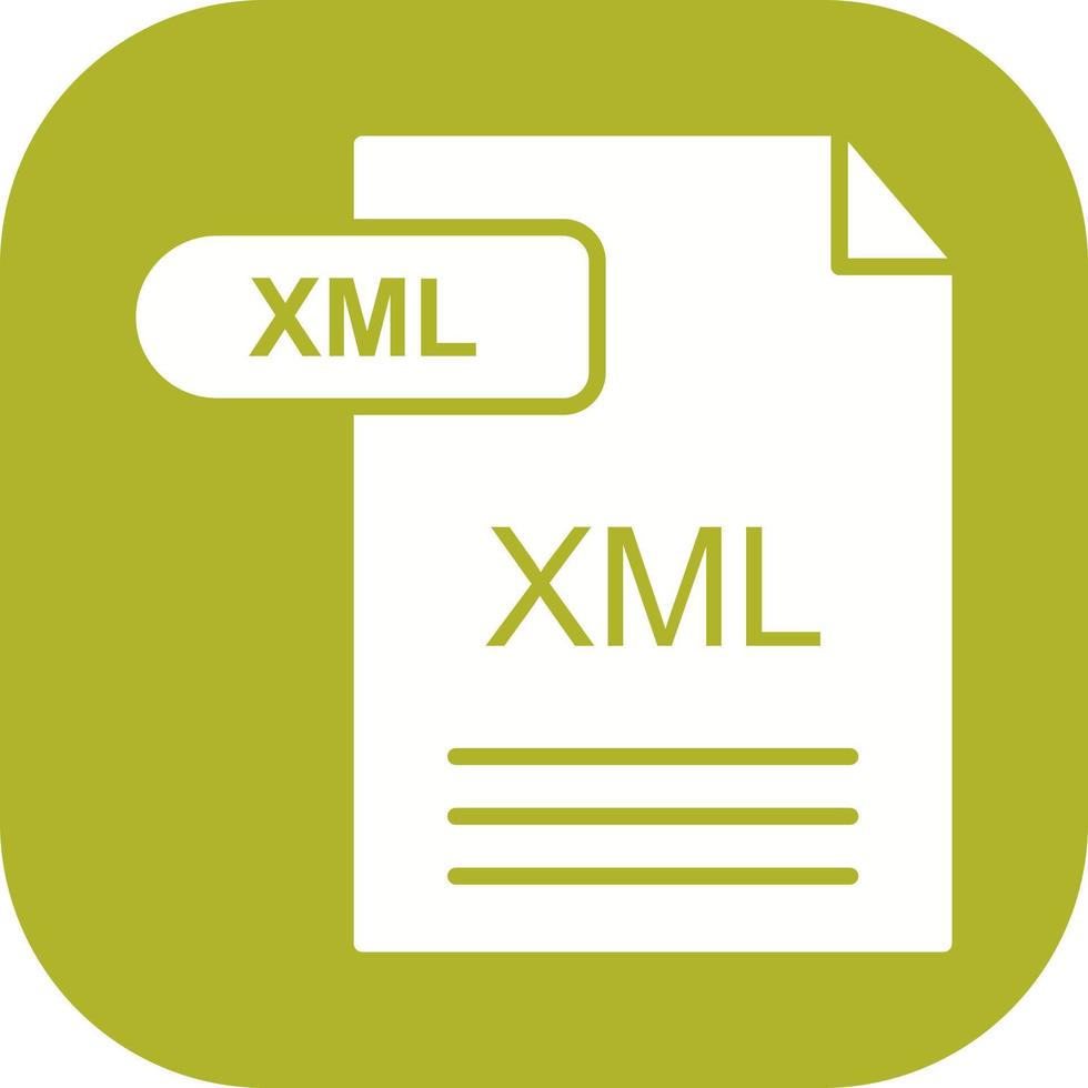 XML Vector Icon