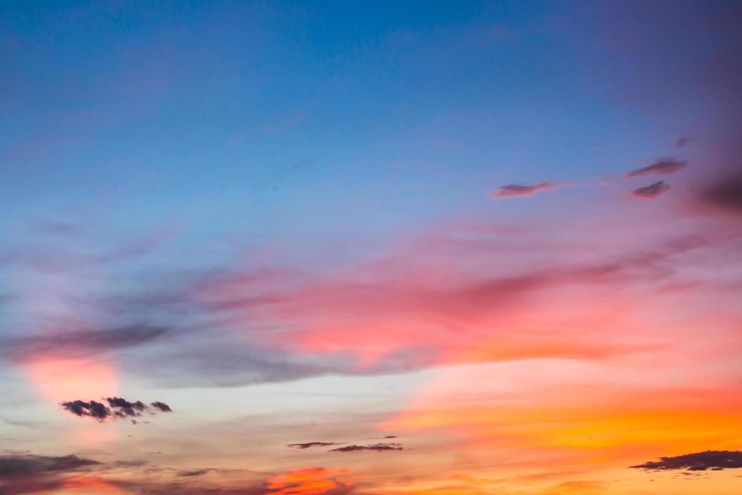 beautiful sunset for natural background photo