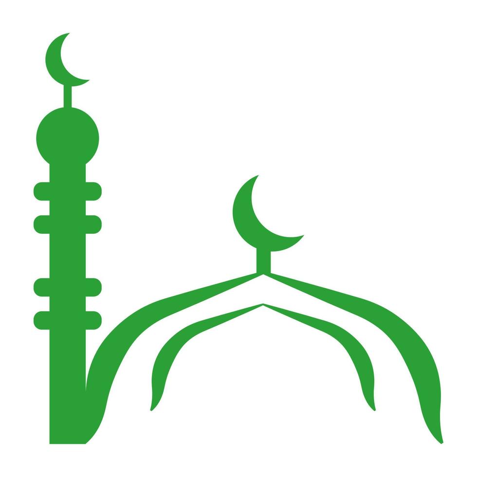 mosque logo illustration vector