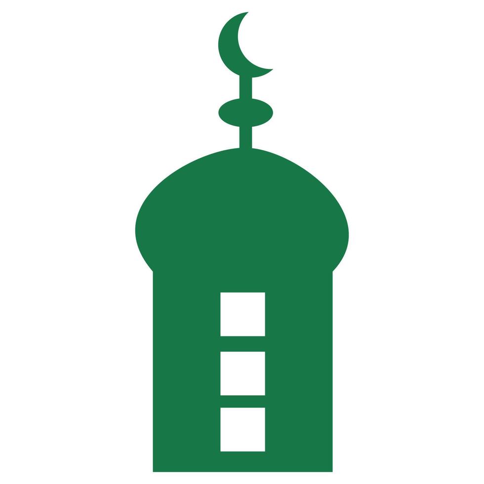 mosque logo illustration vector