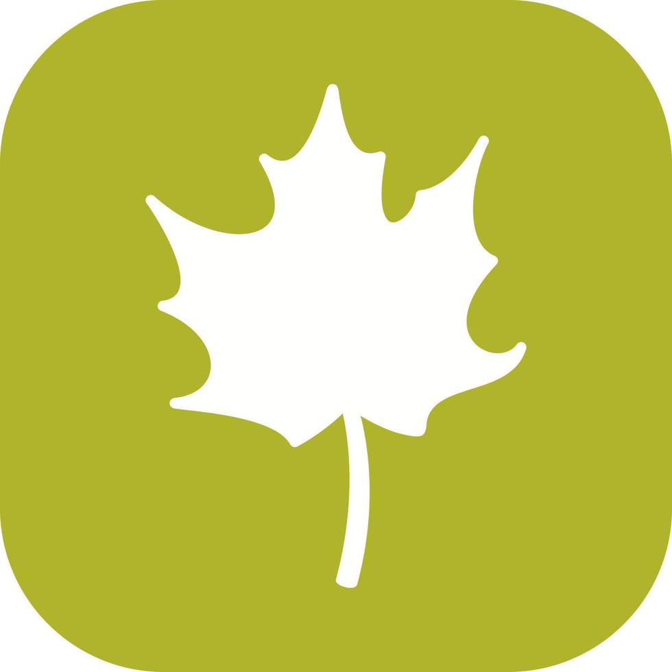Autumn Leaf Vector Icon