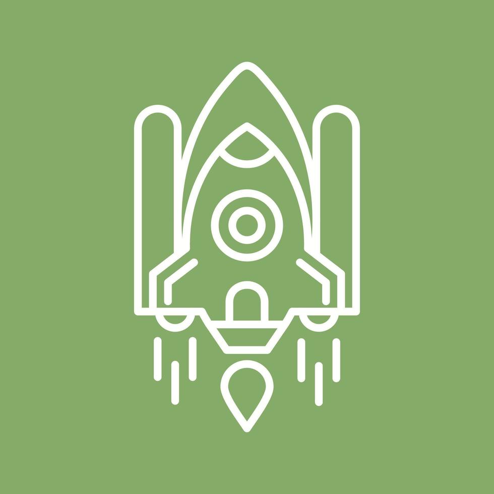 Space Shuttle Vector Icon