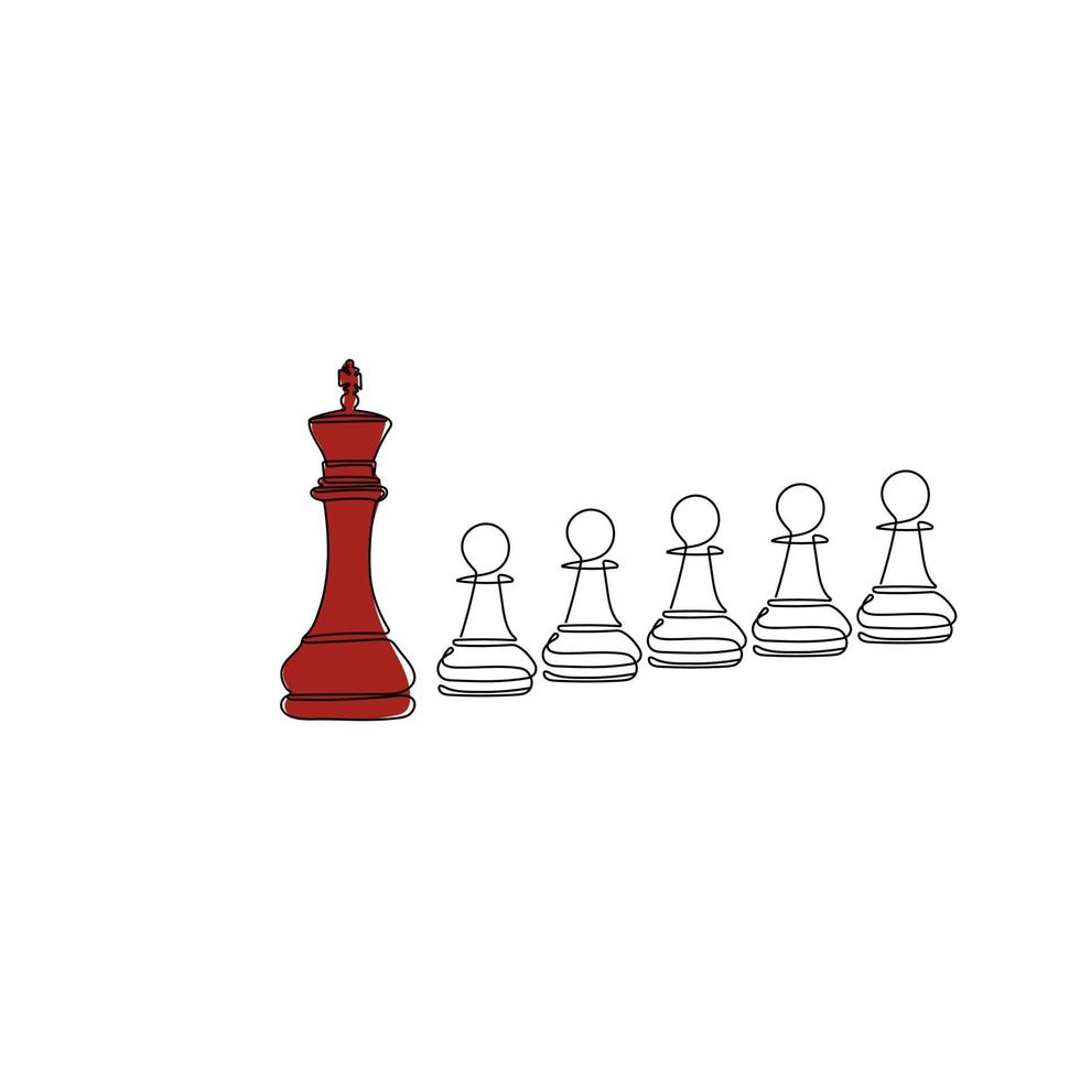 An hand drawn vector picture from series: The World's Great Chess