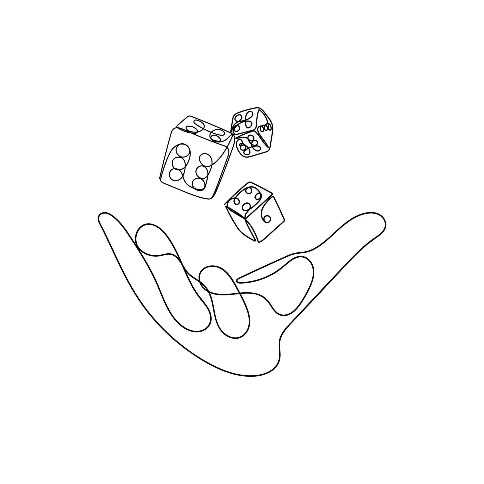 Hand throwing dice. Take a chance, lucky hand. Gambler, business risk