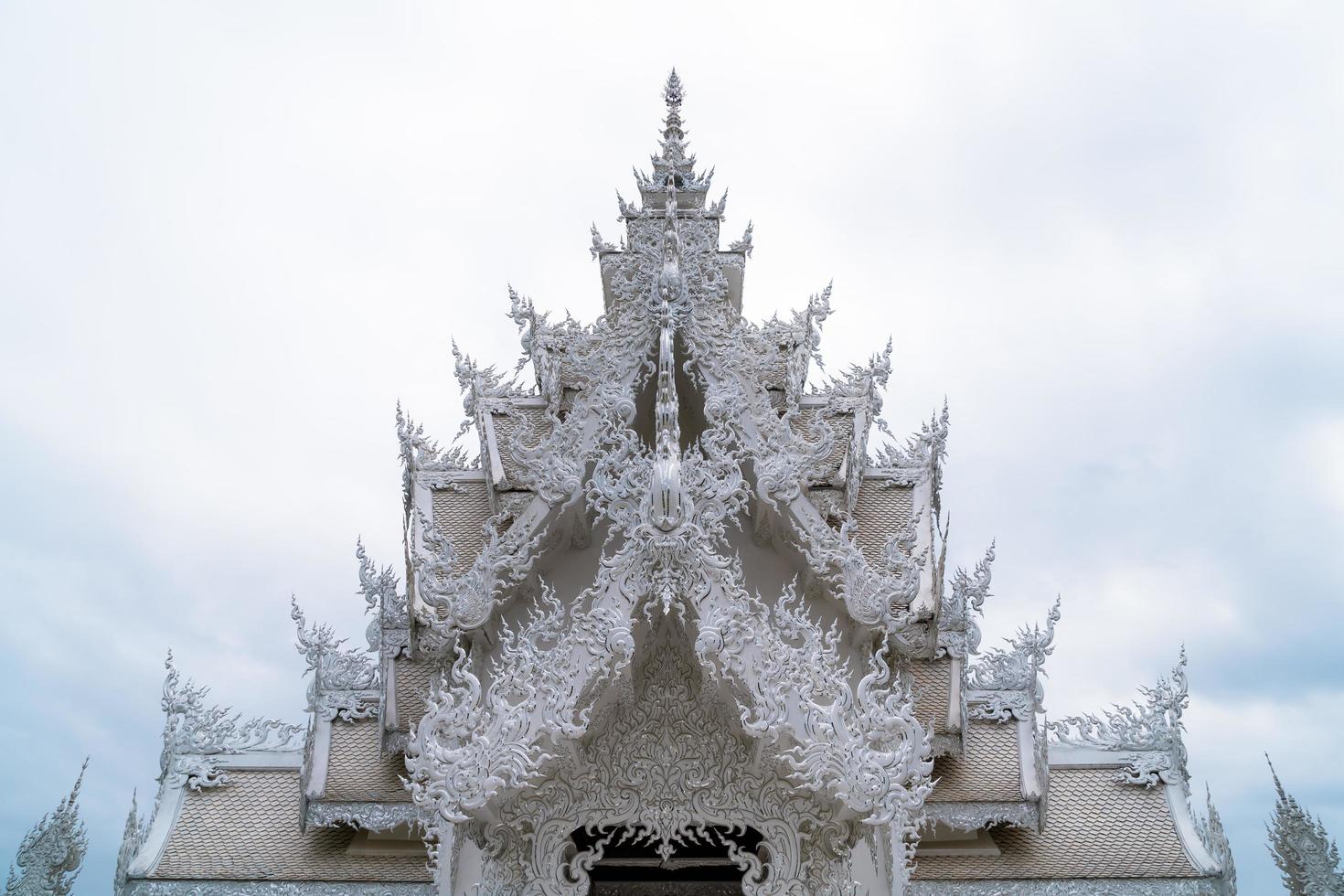 Chiang rai, Thailand - Nov 24, 2022 - Wat Rong Khun FamousTemple, or White Temple in Chiangrai, Thailand photo