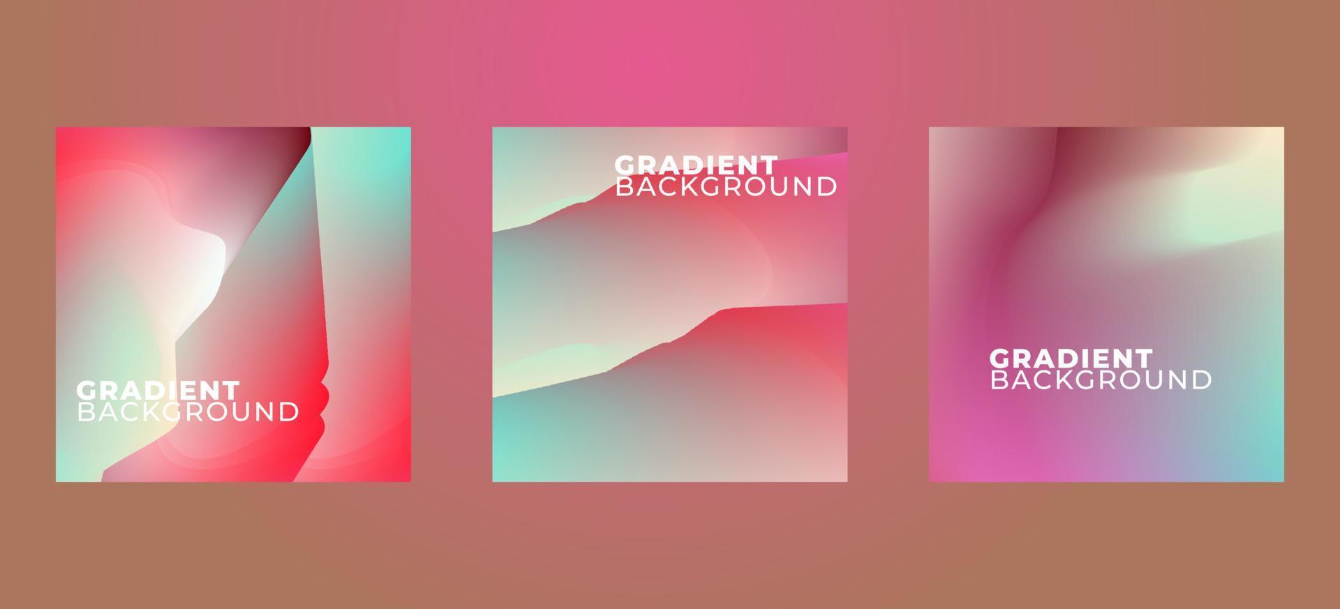 Abstract gradient background for poster free vector