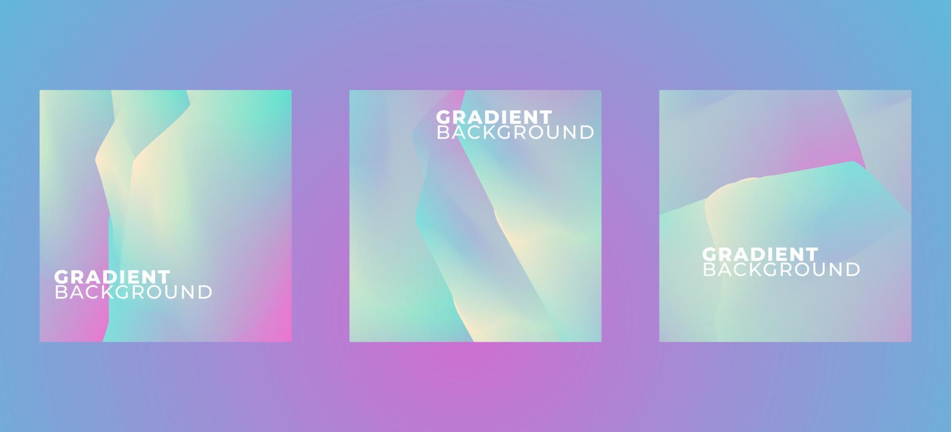 Abstract gradient background for poster free vector