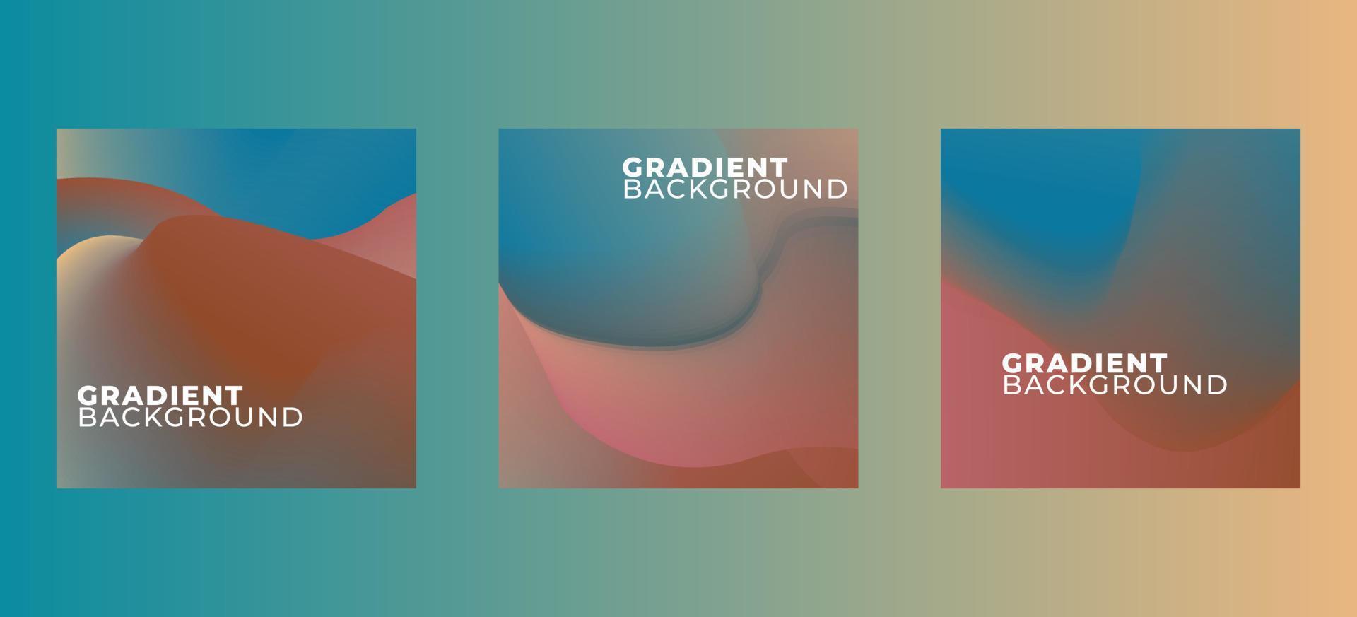 Abstract gradient background for poster free vector