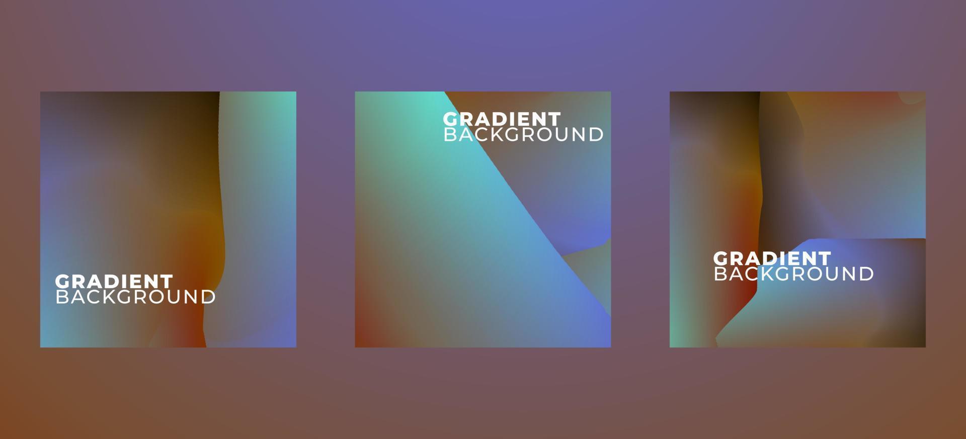 Abstract gradient background for poster free vector