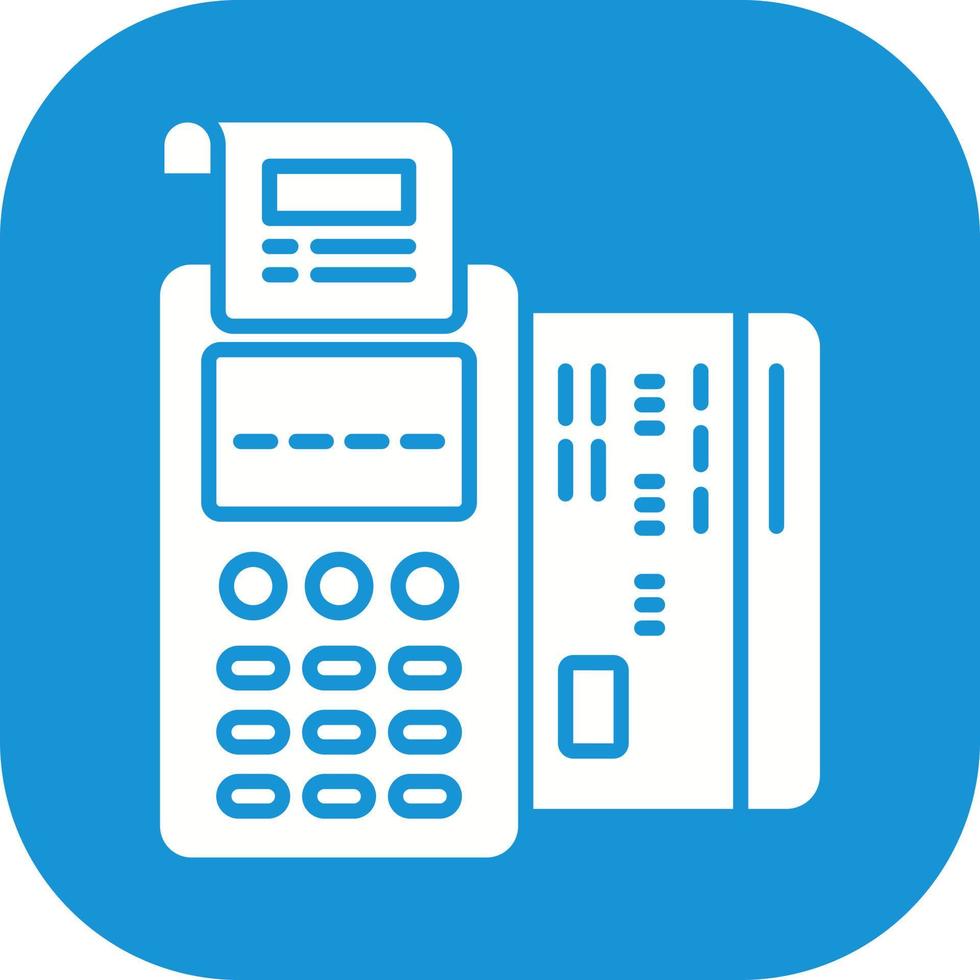 Pos Terminal Vector Icon