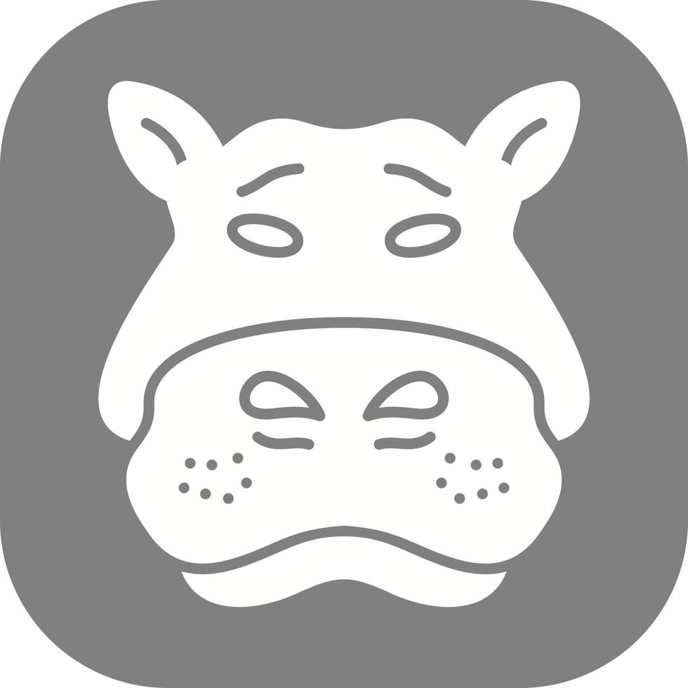 Hippo Vector Icon