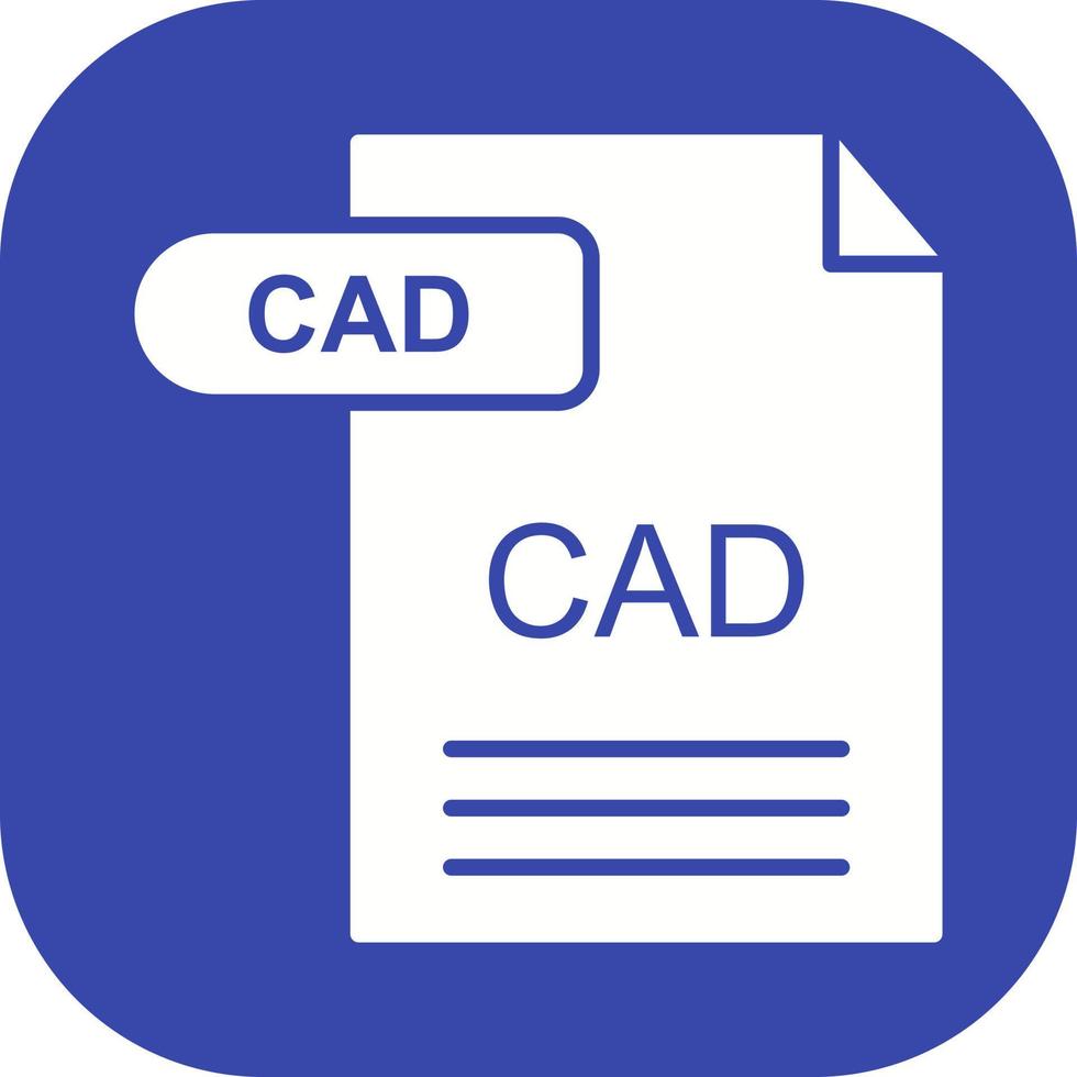 icono de vector de cad