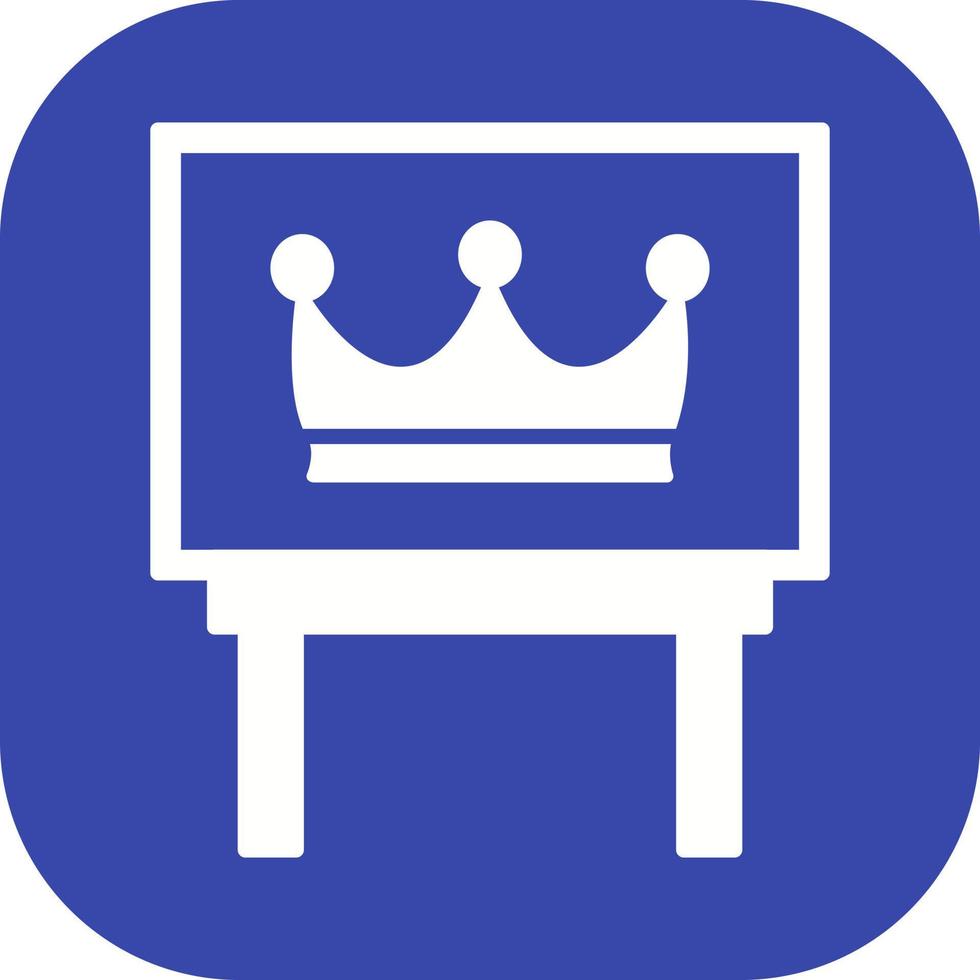 Crown Exhibit Vector Icon