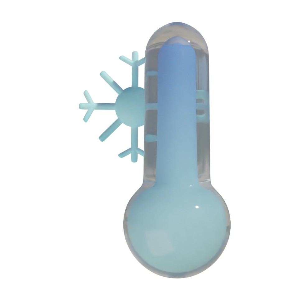cold temperature on transparent background png