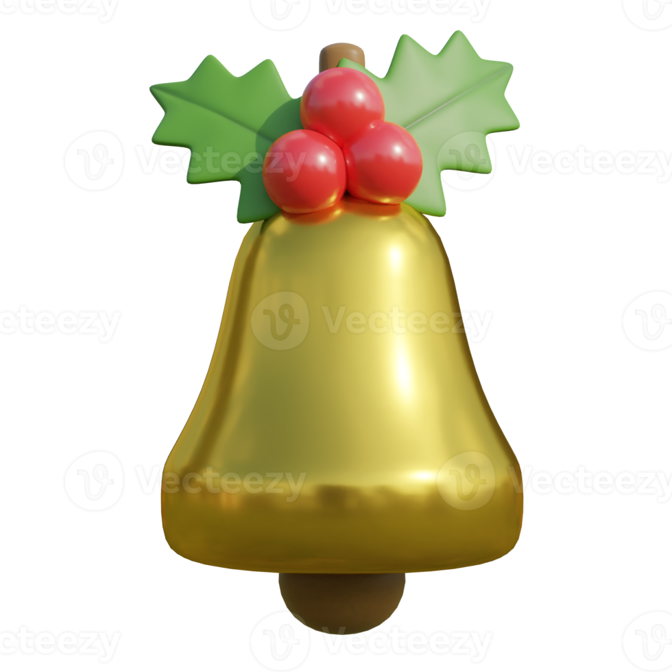 Weihnachten Glocken auf transparent Hintergrund png