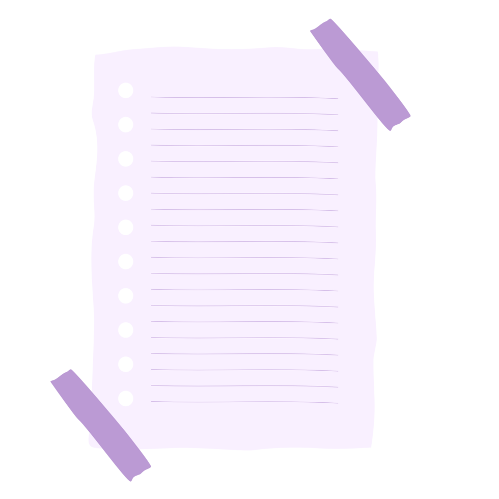 Nota carta png file