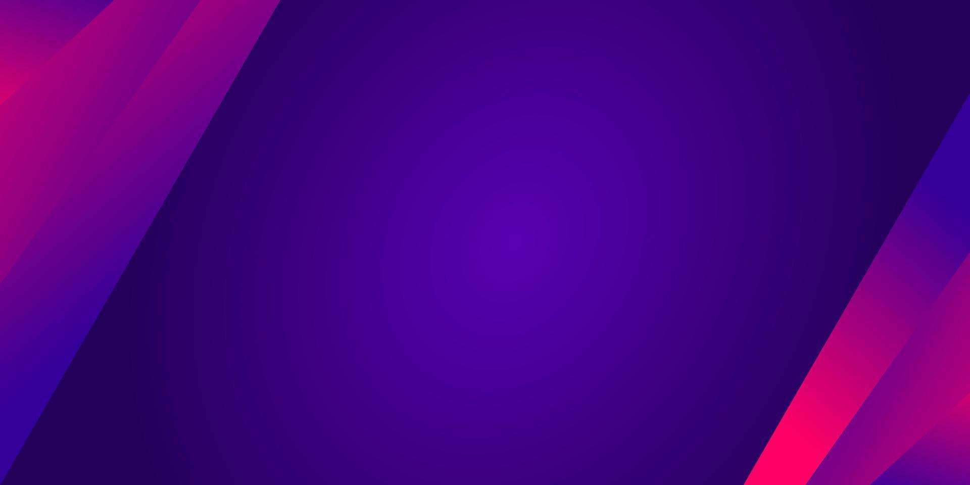 Futuristic glowing purple background for modern banner template vector