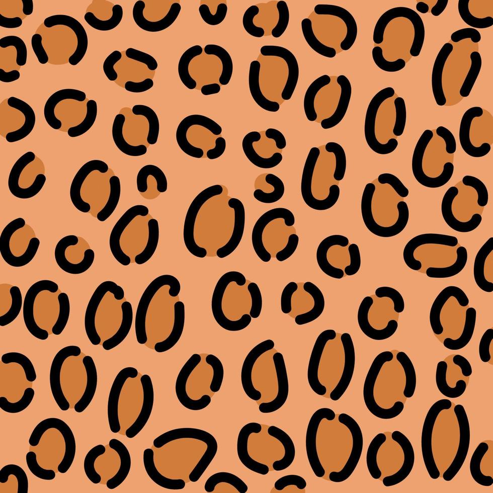 leopardo impresión digital papel antecedentes vector