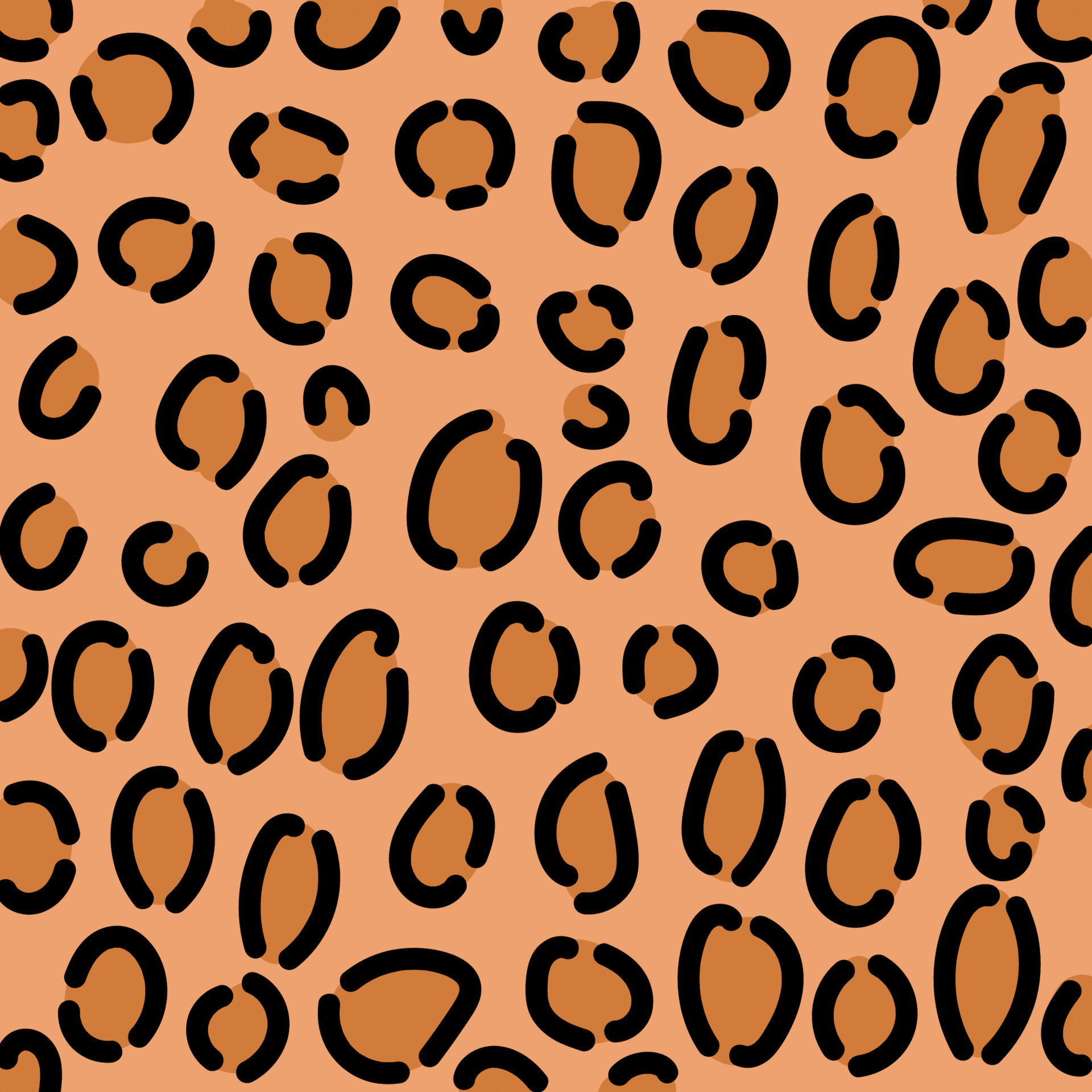 Leopard print digital paper background 19887591 Vector Art at Vecteezy
