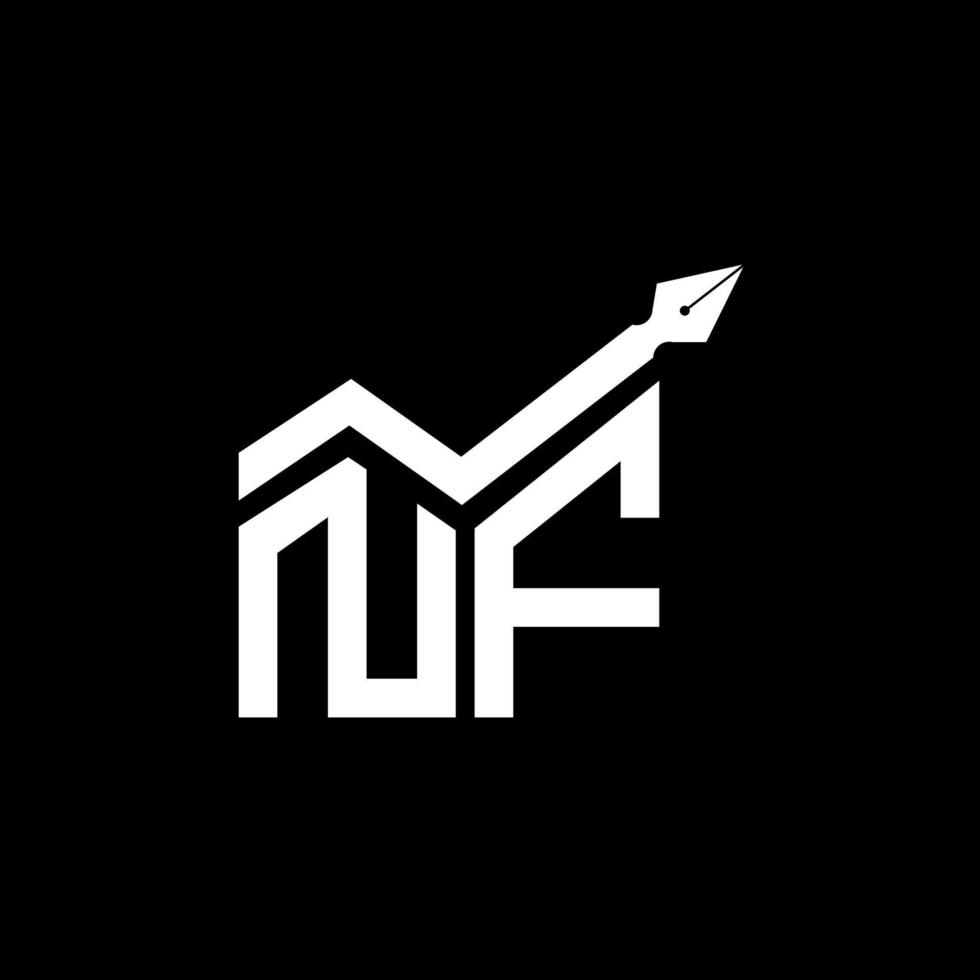 NF letter logo creative design with vector graphic, NF simple and modern logo.