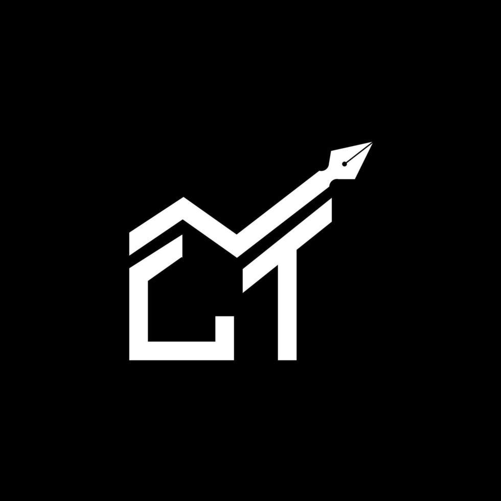 LT letter logo creative design with vector graphic, LT simple and modern logo.