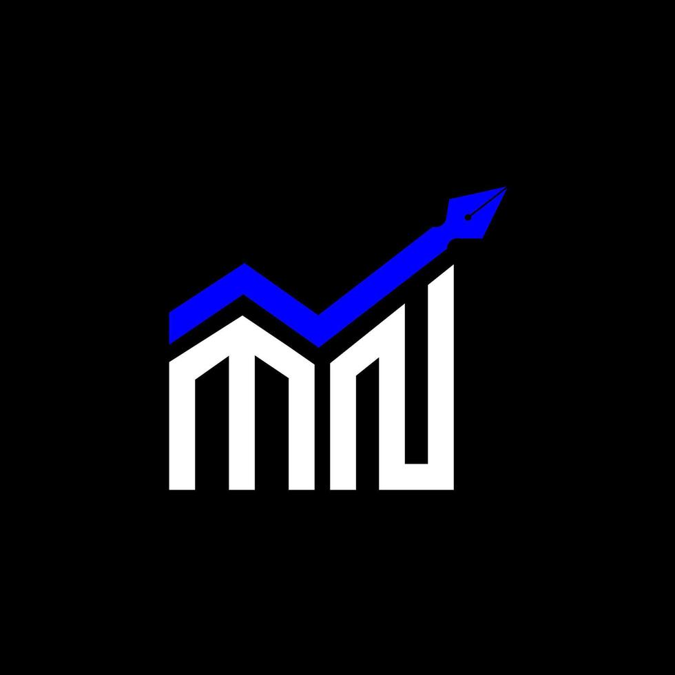 MN letter logo creative design with vector graphic, MN simple and modern logo.