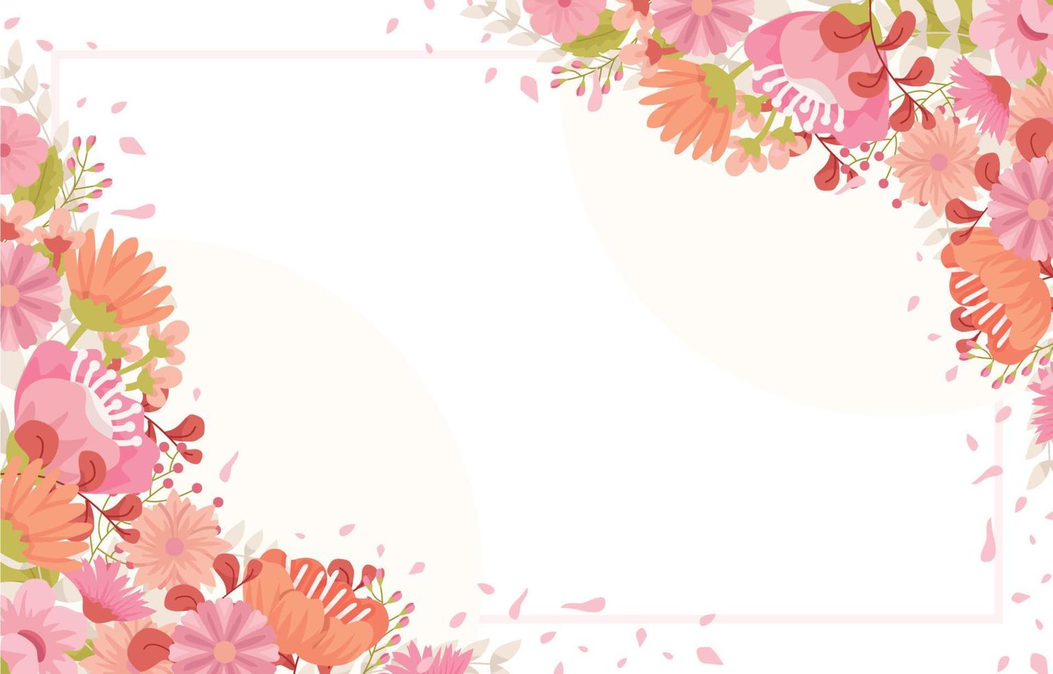 Sweet Peach Blossom vector