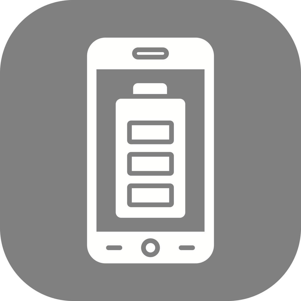 Mobile Battery Vector Icon