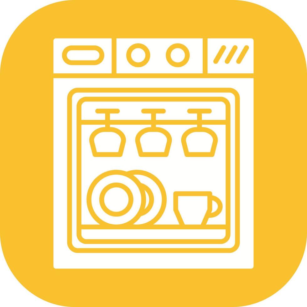 Dishwasher Vector Icon