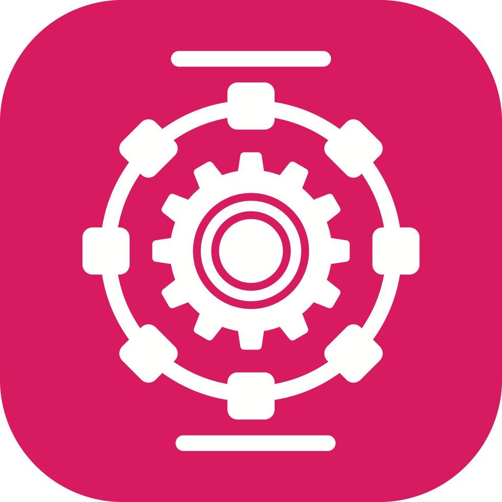 Automated Process Vector Icon