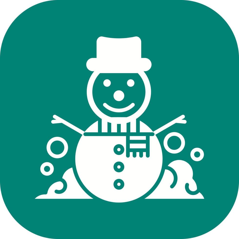 Snowman Vector Icon