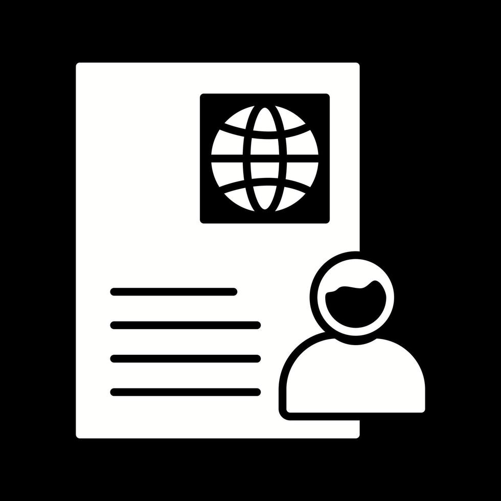 Global Profile Vector Icon