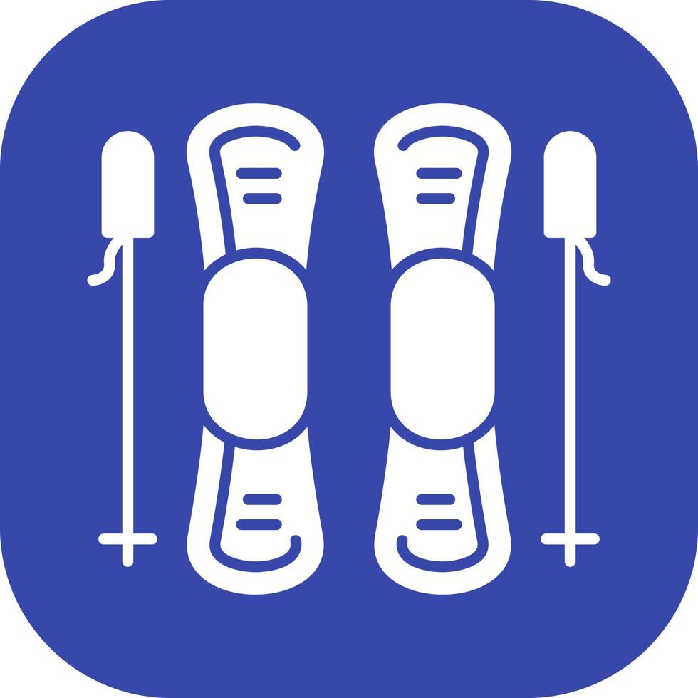 Ski Vector Icon