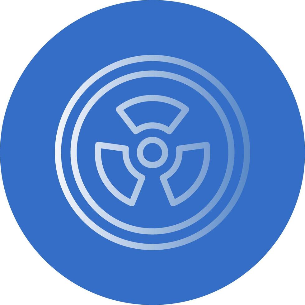 Radioactivity Vector Icon Design