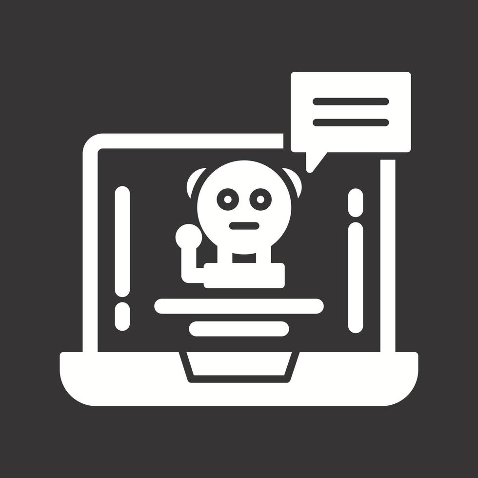 Chat Bot Vector Icon