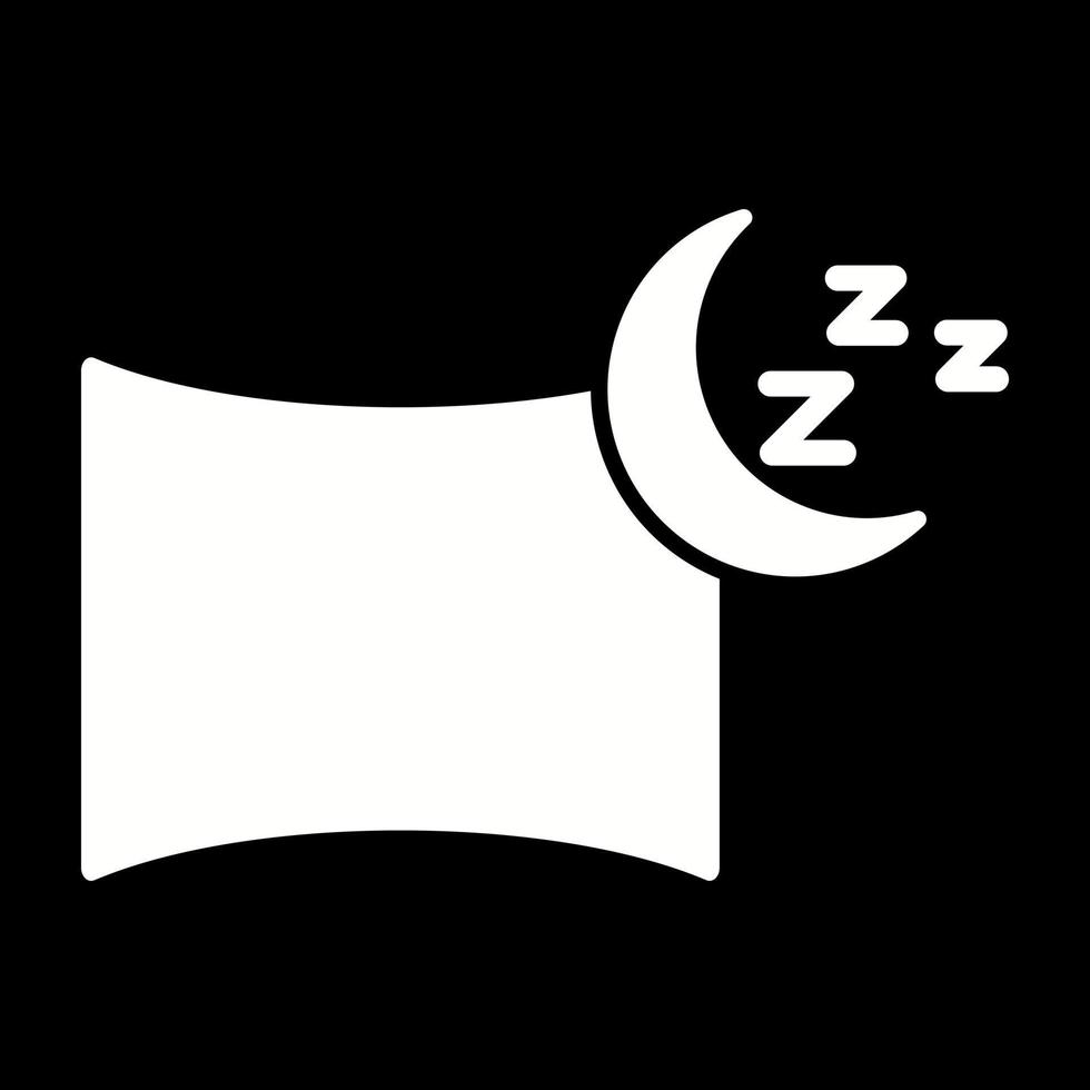 icono de vector de almohada