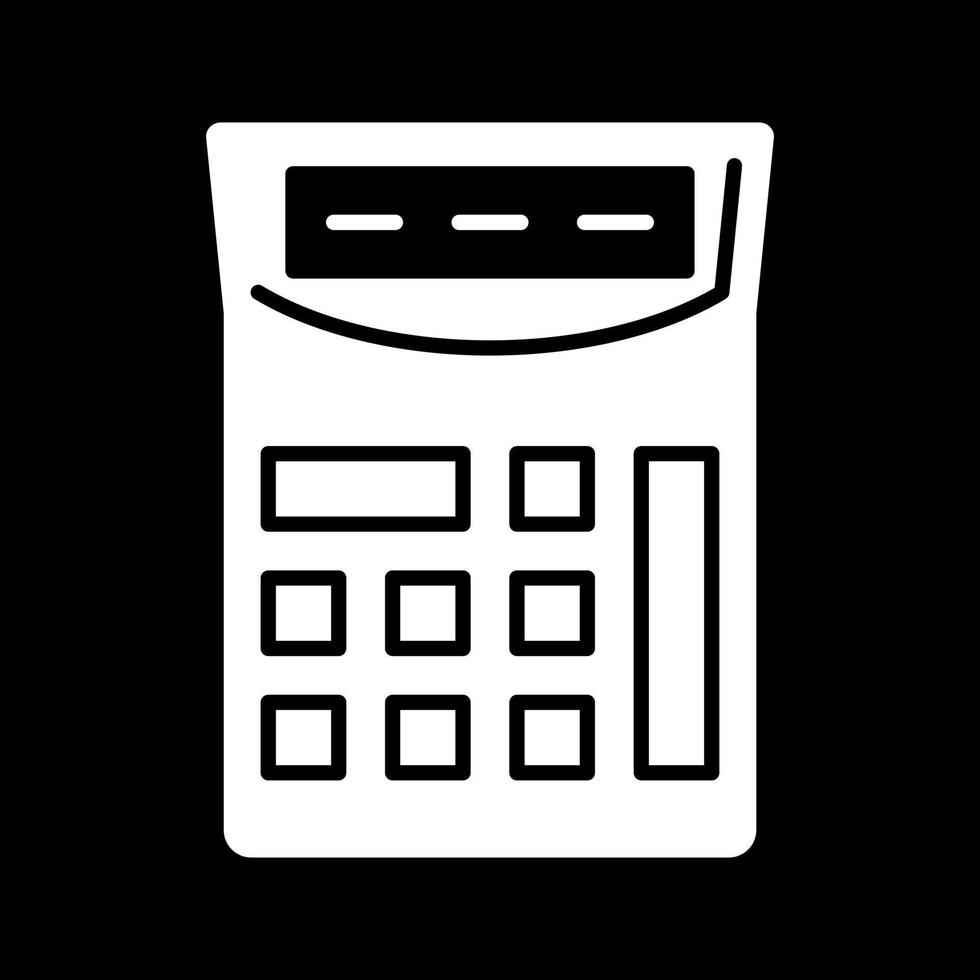 icono de vector de calculadora