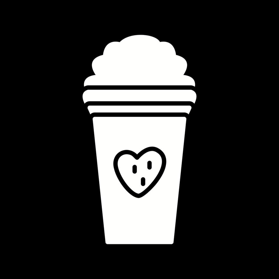 Unique Strawberry Milkshake Vector Icon