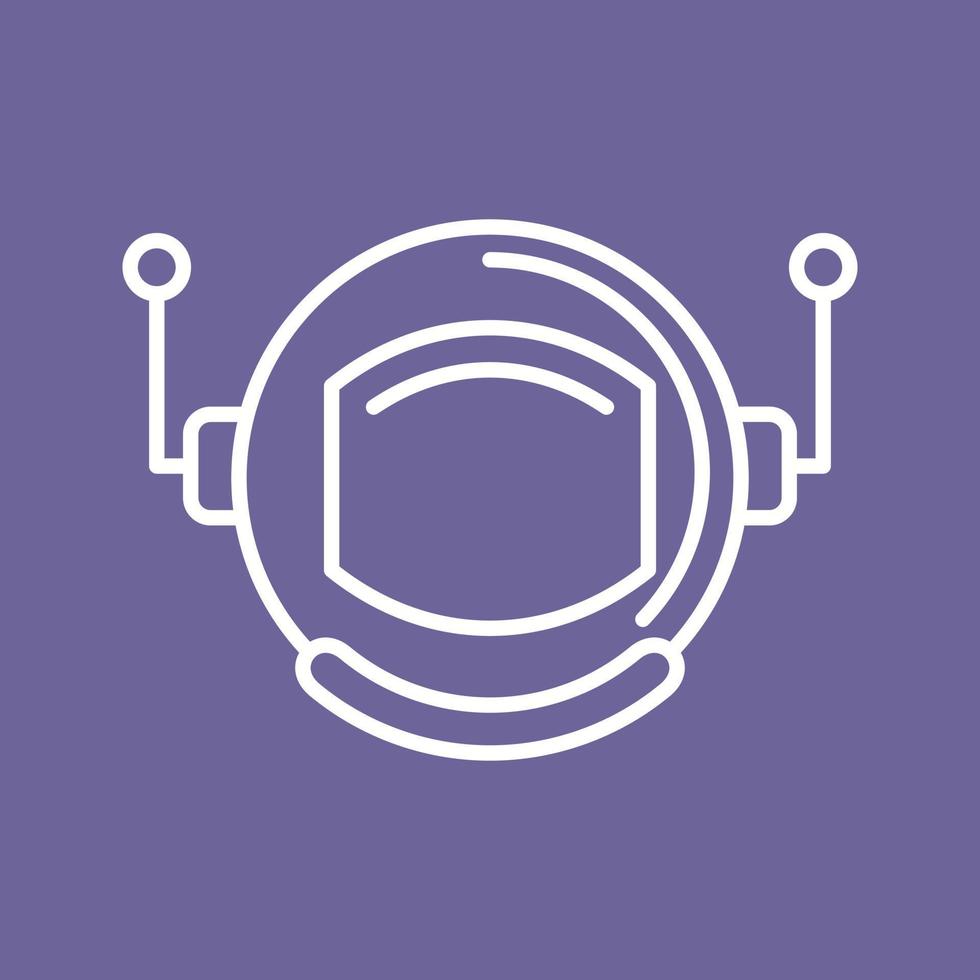 Astronaut Helmate Vector Icon