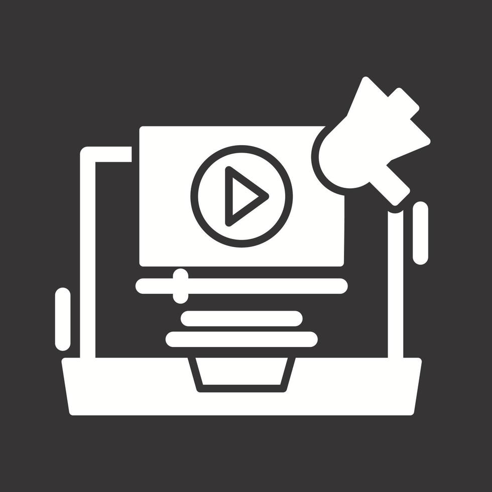 Video Marketing Vector Icon