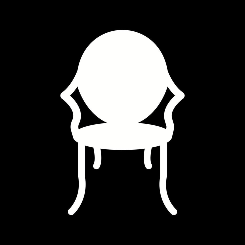 Ancient Chair Vector Icon